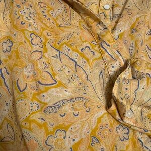 Sundance Yellow and Blue Paisley Shirt